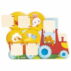 Sale Janod Cache-cache tracteur Jaune