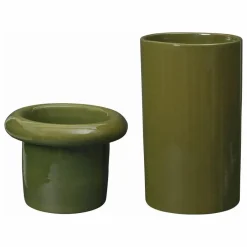Outlet Ferm Living Cache-pot Rollo | Vert foncé