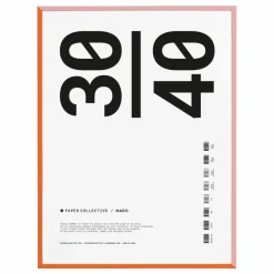 Paper Collective Cadre en bois bicolore Multicolore Discount