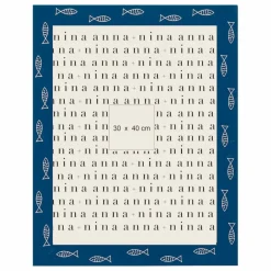 Anna + Nina Cadre Poisson | Bleu