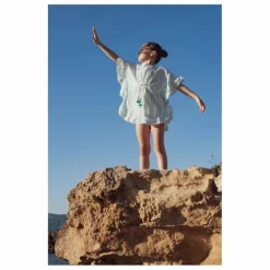 Enfant Lison Paris Robes, Combinaisons|Robes, Combinaisons|Caftan Bahia Rayé Métallisé |