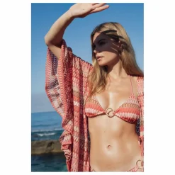 Online Lison Paris Caftan Sunset Crochet | Corail