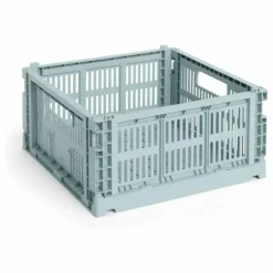 Hay Cagette pliable carré Crate | Bleu Online