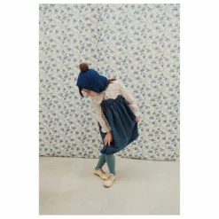 New Emile et Ida Cagoule Pompon Laine Mérinos | Bleu