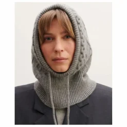 Femme Bompard Bonnets, Chapeaux|Cagoule Torsades Cachemire |