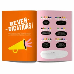 Online Minus Editions Cahier Ma tribu recomposée Multicolore