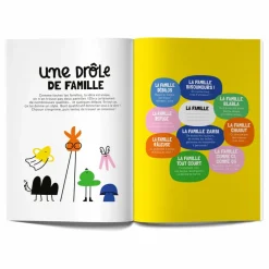 Online Minus Editions Cahier Ma tribu recomposée Multicolore