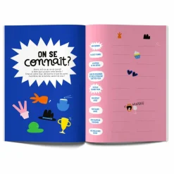 Online Minus Editions Cahier Ma tribu recomposée Multicolore