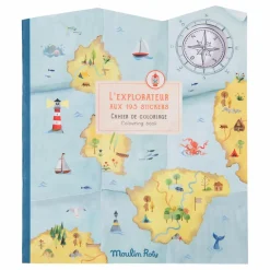 Moulin Roty Cahier stickers L'explorateur Multicolore Clearance