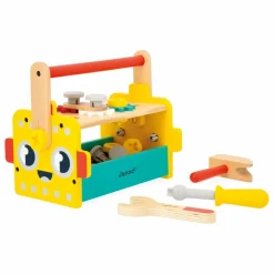 Janod Caisse à outils Robot Brico'Kids Multicolore Discount