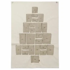 Enfant Ferm Living Calendrier de l'avent Pine en coton bio