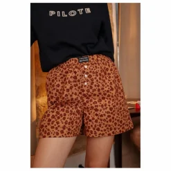 Femme C'est moi qui pilote Caleçon Léopard |