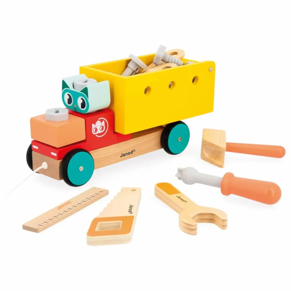 Janod Camion Bricolage à Tirer Brico'Kids
