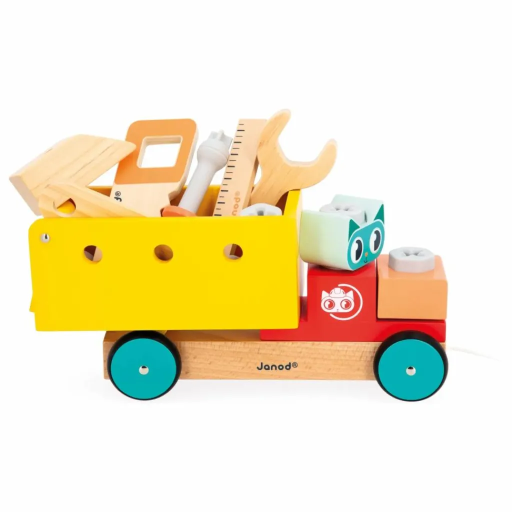 Janod Camion Bricolage à Tirer Brico'Kids