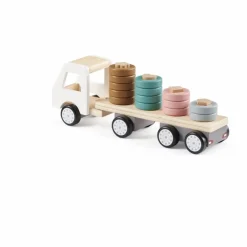 Kid's Concept Camion et anneaux à empiler Multicolore Outlet
