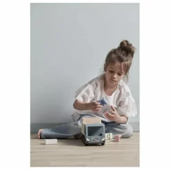 Hot Kid's Concept Camion poubelle en bois Multicolore