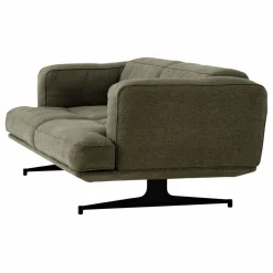 & Tradition Canapé 2 places Inland AV22, piétement noir | Vert kaki Hot