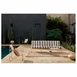 Discount Ferm Living Canapé 3 places outdoor Desert | Noir