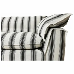 Hot HKliving Canapé à rayures 3 places Nomad | Craie
