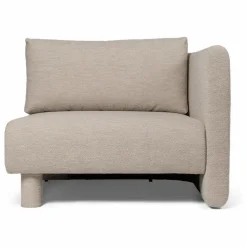 Ferm Living Canapé Dase bouclé module droit | Beige