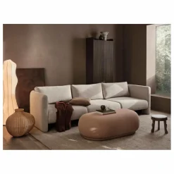 Ferm Living Canapé Dase bouclé module droit | Beige