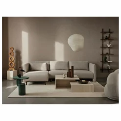 Ferm Living Canapé Dase bouclé méridienne gauche | Beige Clearance