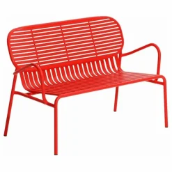 Petite friture Canapé de jardin Week-end 2 places | Rouge Clearance