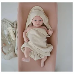 Outlet Mushie Cape de bain | Beige