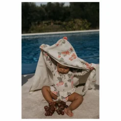 garbo&friends Puériculture|Linge De Toilette|Cape de bain Grapes Pink