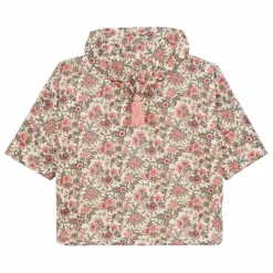 Louise Misha Cape de bain Maelou en coton bio | Rose Hot