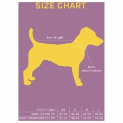 Rainkiss Cape pour Chien Imperméable City Lights | Violet Best