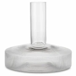 Ferm Living Carafe à Vin Ripple Transparent New