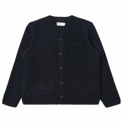 Universal Works Cardigan | Bleu marine Sale