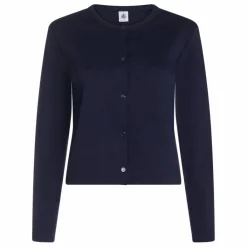 Femme Petit Bateau Pulls, Gilets|Cardigan Ajusté Coton Bio |