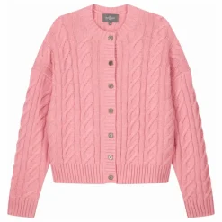 Femme Bompard Cardigan Ample Maxi Torsades Cachemire |