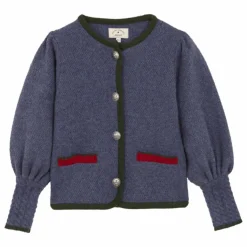 birinit Cardigan Austrian | Bleu gris