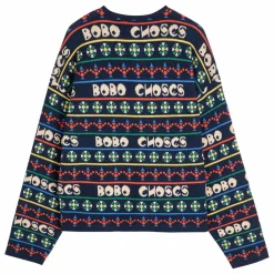 Online Bobo Choses Cardigan Laine et Fibres Recyclées - Collection Femme | Bleu marine