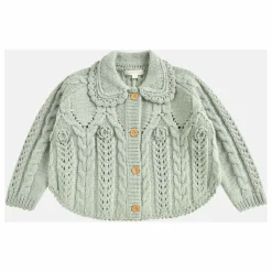 Louise Misha Cardigan Cape Khellana Laine | Vert amande Hot