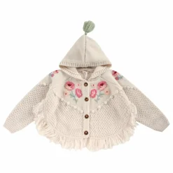 Louise Misha Cardigan Capuche Clara | Ecru Outlet