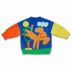 Halcyon Nights Cardigan Chiens | Bleu roi Outlet
