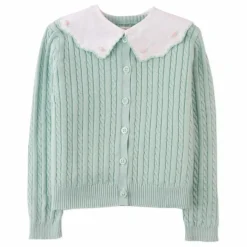 Enfant Gingersnaps Pulls, Gilets|Cardigan Col Claudine |