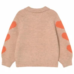 Enfant Tinycottons Pulls, Gilets|Cardigan Col Cœurs |