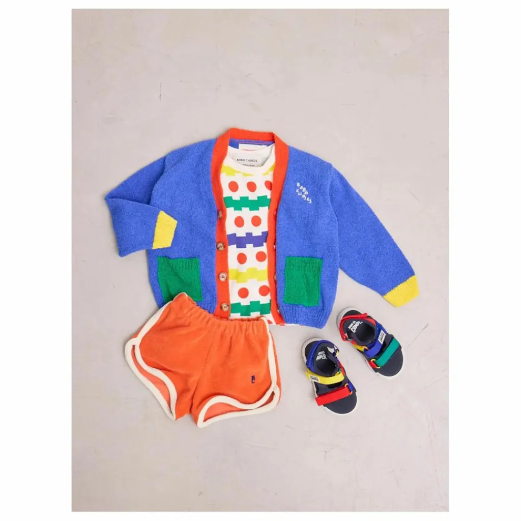 Bobo Choses Cardigan Colorblock Coton Bio |
