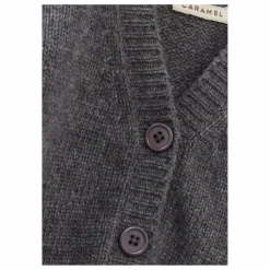 New Caramel Cardigan Copper | Gris foncé