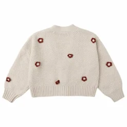 Enfant Rylee + Cru Cardigan Crop Ruby Daisy |