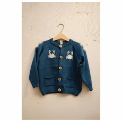 Enfant Bayiri Pulls, Gilets|Pulls, Gilets|Cardigan Dancing Crabs Mérinos |