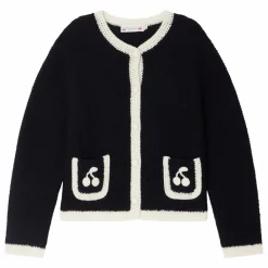 Hot Bonpoint Cardigan Elaia Laine | Bleu marine