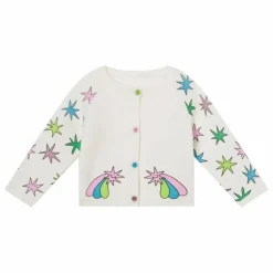 Stella McCartney Kids Cardigan Etoile Filante | Ecru