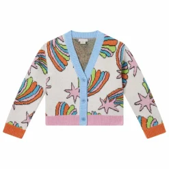 Enfant Stella McCartney Kids Pulls, Gilets|Pulls, Gilets|Cardigan Etoiles Filantes |