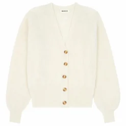 SMALLABLE BASICS Cardigan Femme Alpaga | Blanc cassé Best